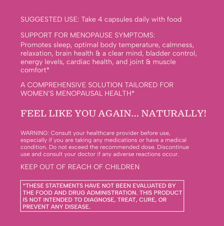 MenoRenew Complete - Supplement for Perimenopause and Menopause